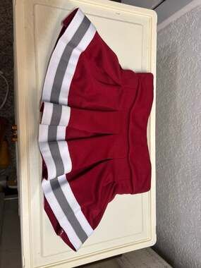 F: University of Oklahoma Sooners Girls Pleated Cheerleader 2T skort